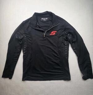 Snap-On Quarter Zip Performance Pullover Shirt Size Large